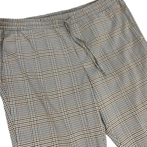 H&M Men's Black and White Checkered Dress Pants - Picture 2 of 3